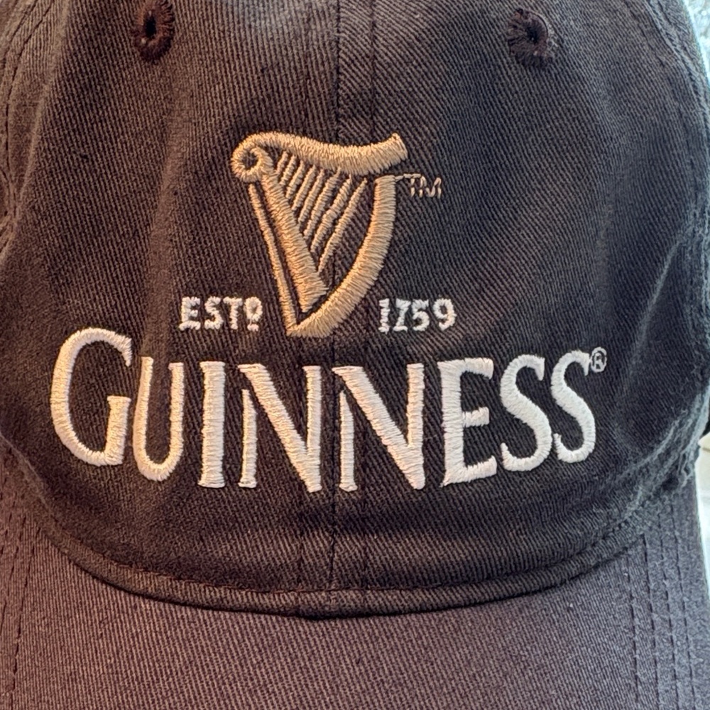 Guinness Black Cap with Gold Logo - Picture 2 of 9